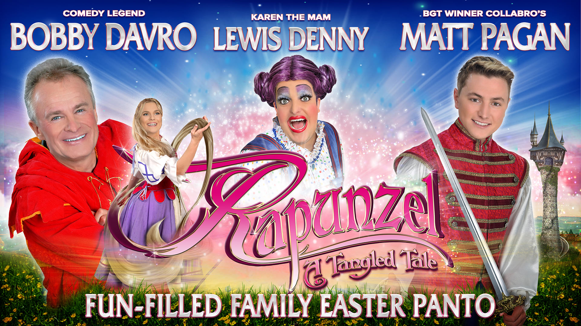 Rapunzel Easter Panto Tickets Princess Theatre, Torquay in Torquay ATG Tickets